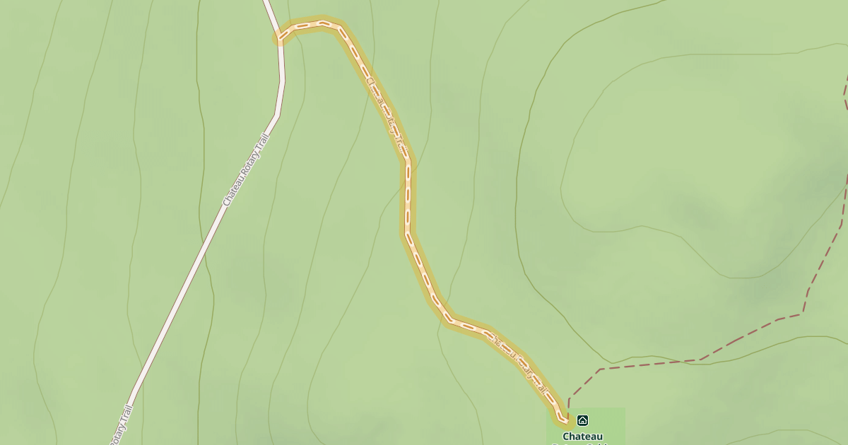 Map preview of Chateau Rotary Trail