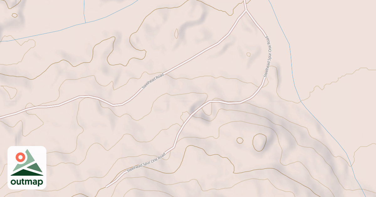 Map of STEELHEAD SPUR ONE