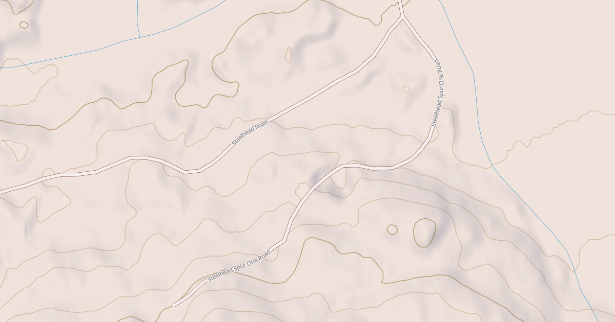 Map preview of STEELHEAD SPUR ONE