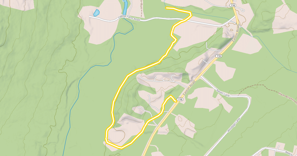 Map preview of Ham Branch Trail