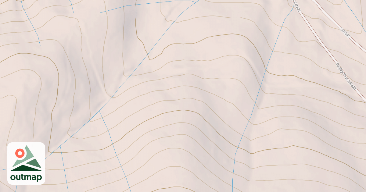 Map of BAGLEY PASS SPUR