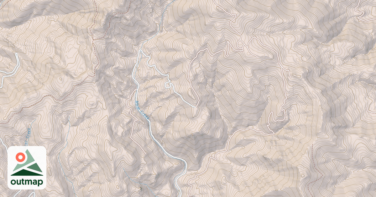 Map of MANN CREEK