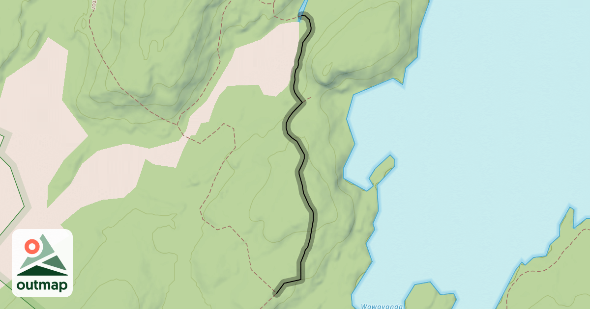 Map of Boulder Garden Trail