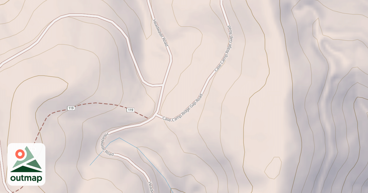 Map of CASE CAMP RIDGE GAP