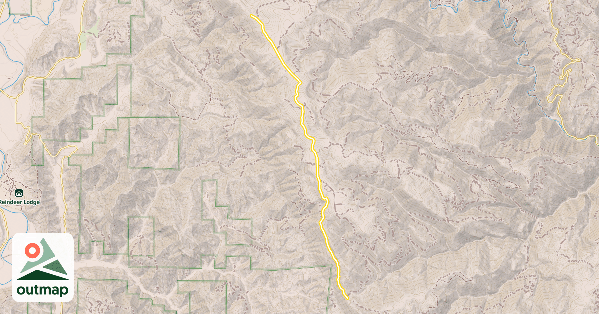Map of Forest Road 5200