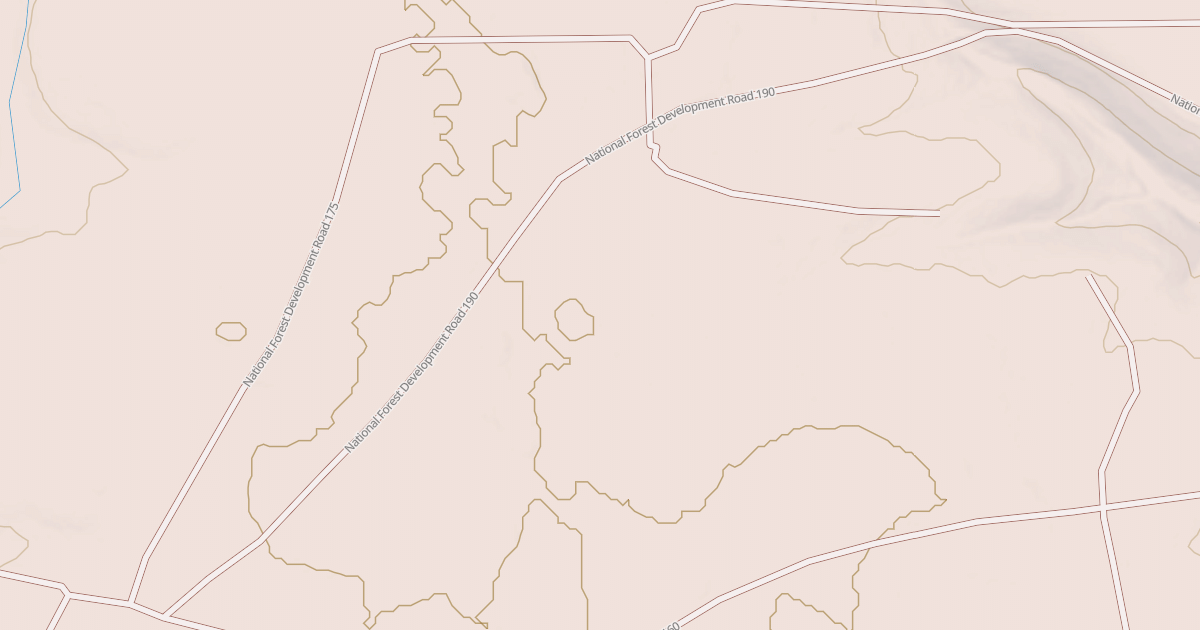Map preview of USFS National Forest System Roads {4F37B2C8-AD61-491A-9877-C4553ACC703E}