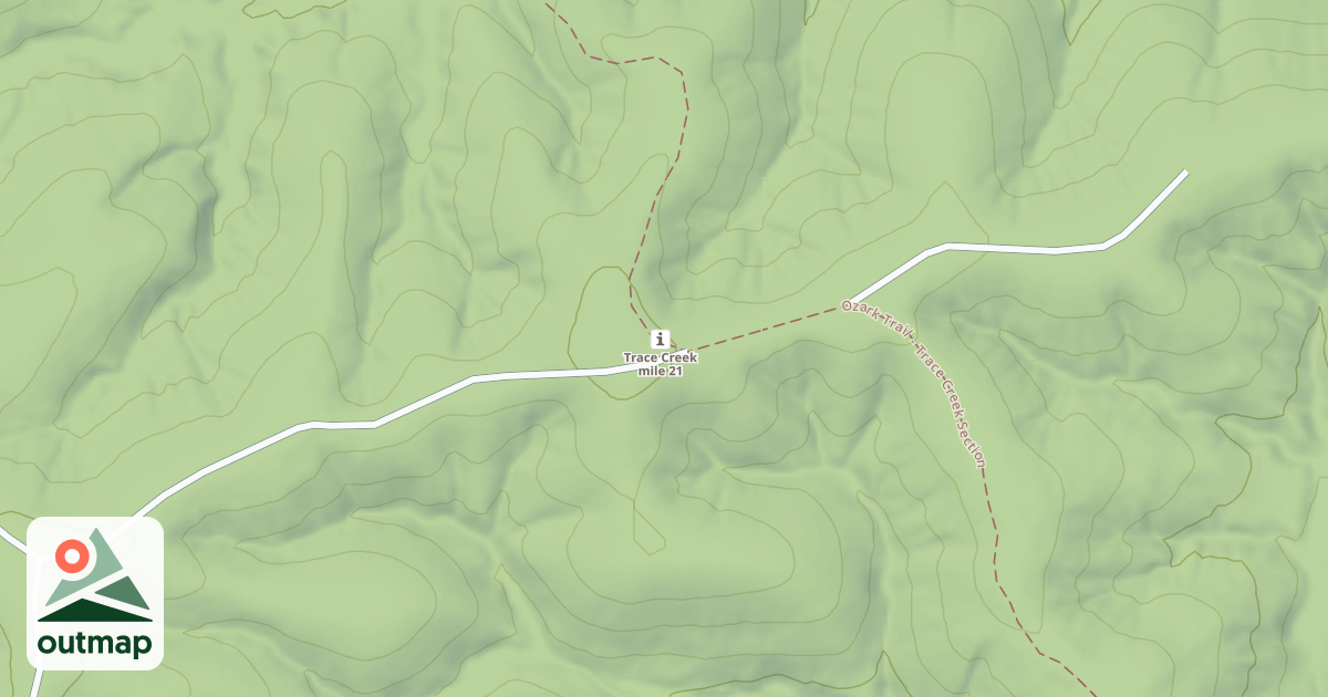 Map of PANTHER BRANCH SPUR A
