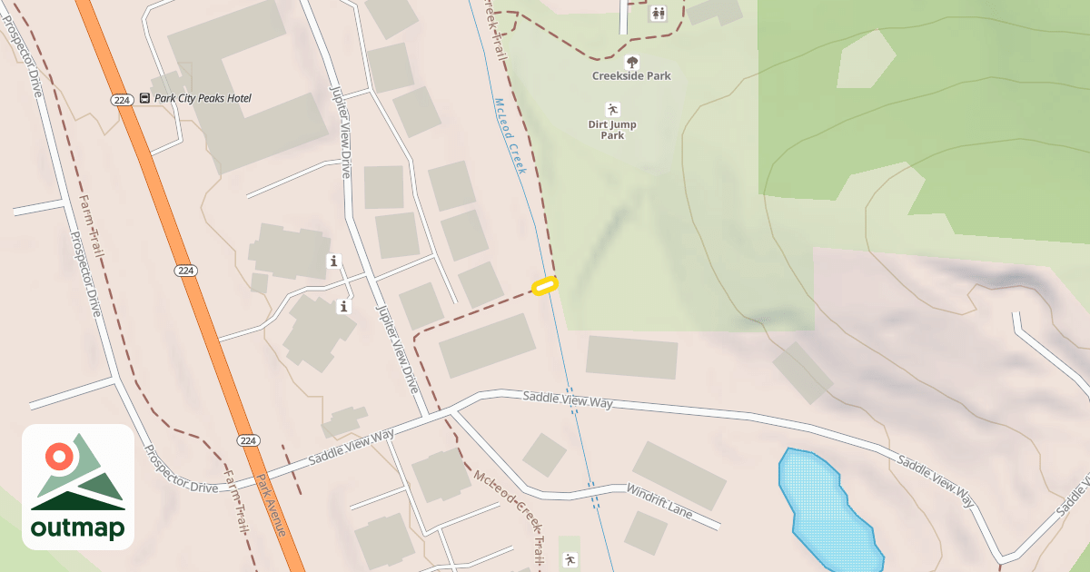 Map of McLeod Creek Trail