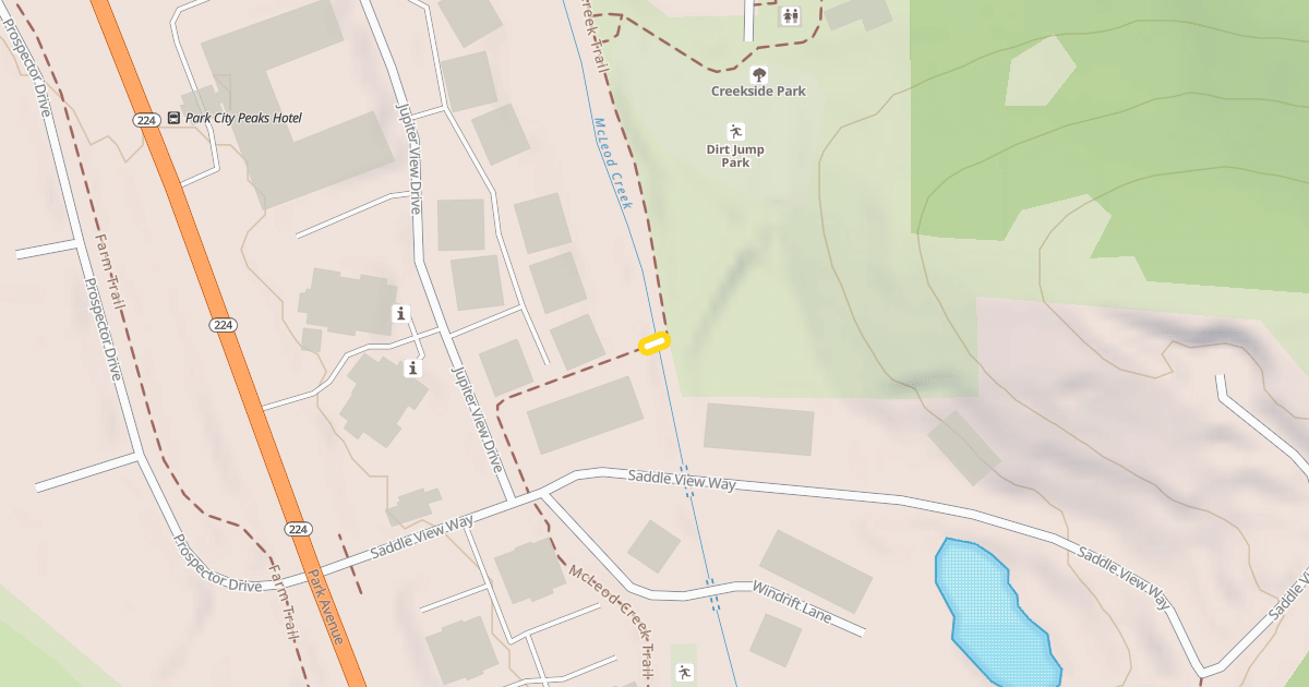 Map preview of McLeod Creek Trail