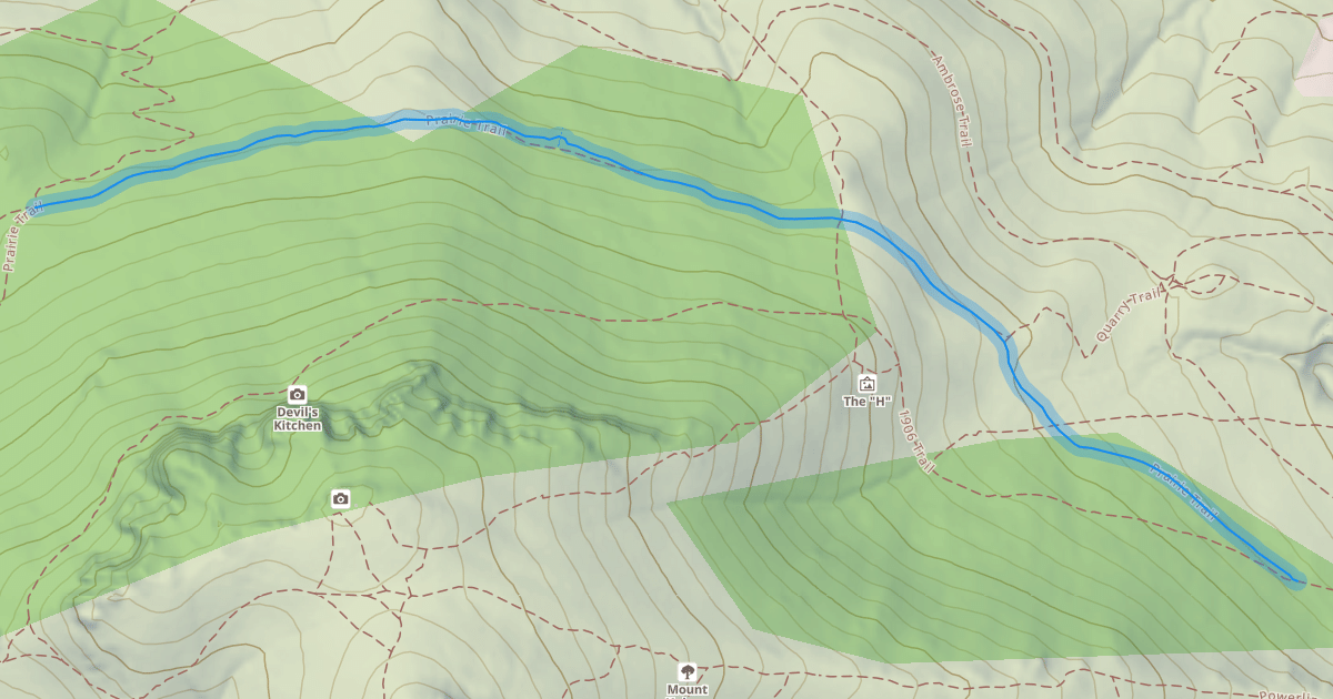 Map preview of Prairie Trail