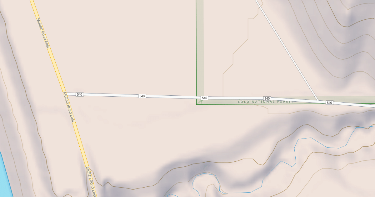 Map preview of JOHNSON CREEK