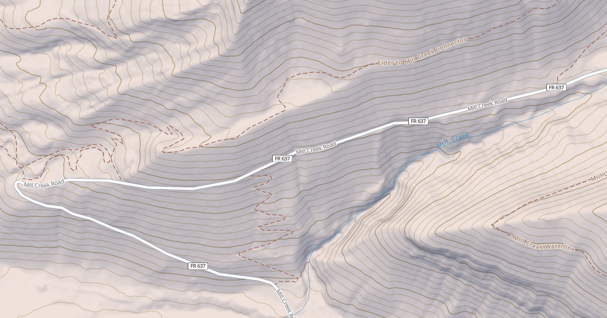 Map preview of MILL CREEK