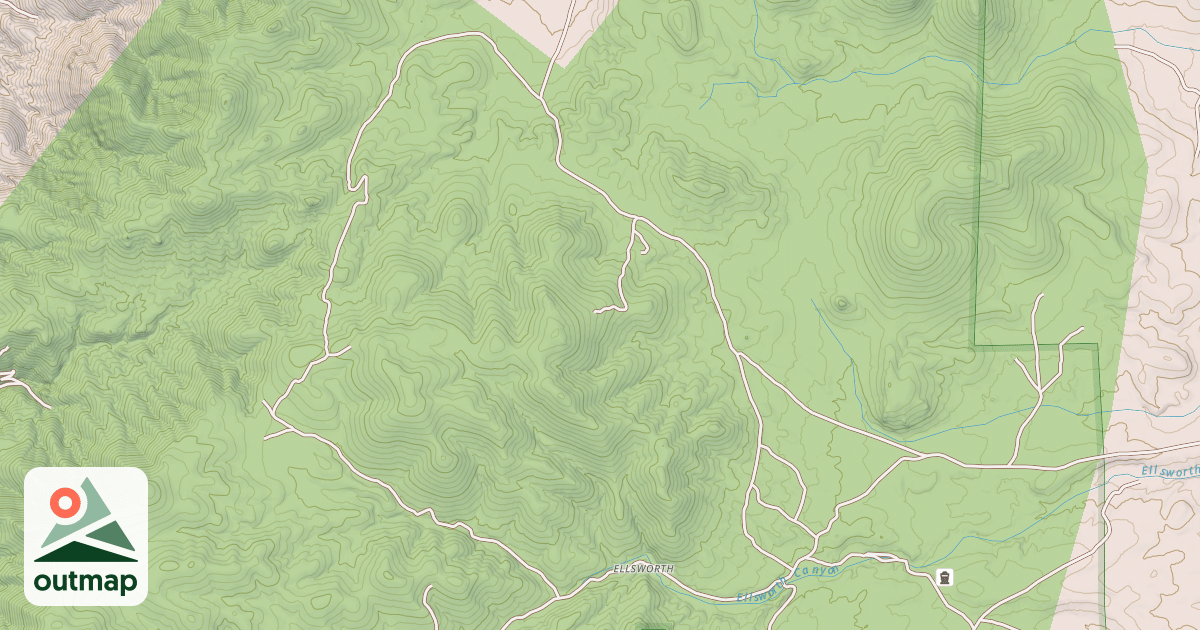 Map of BIG SPRING-FLAGSTAFF LOOP