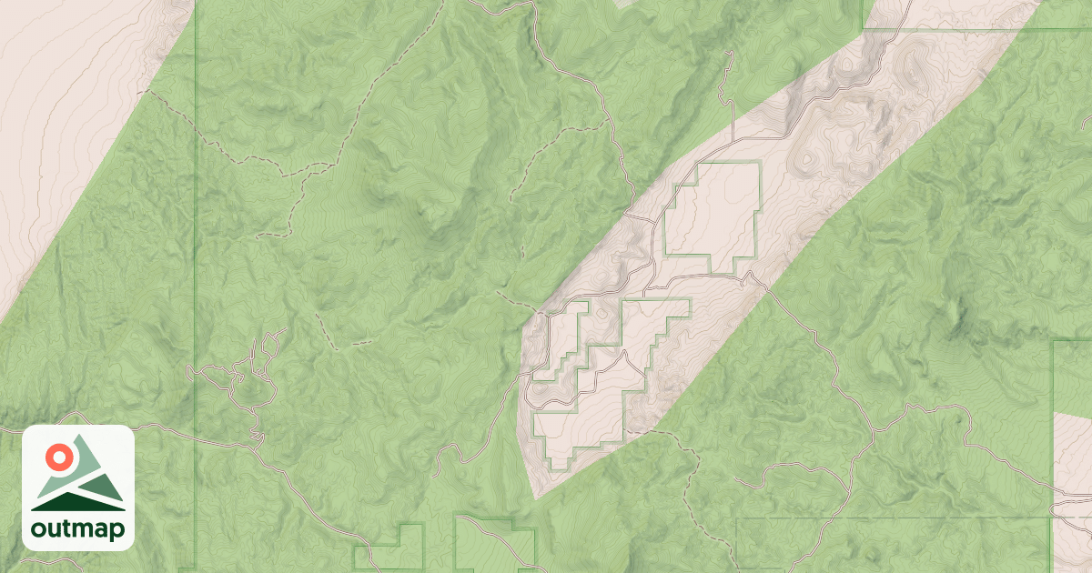 Map of BEAR VALLEY