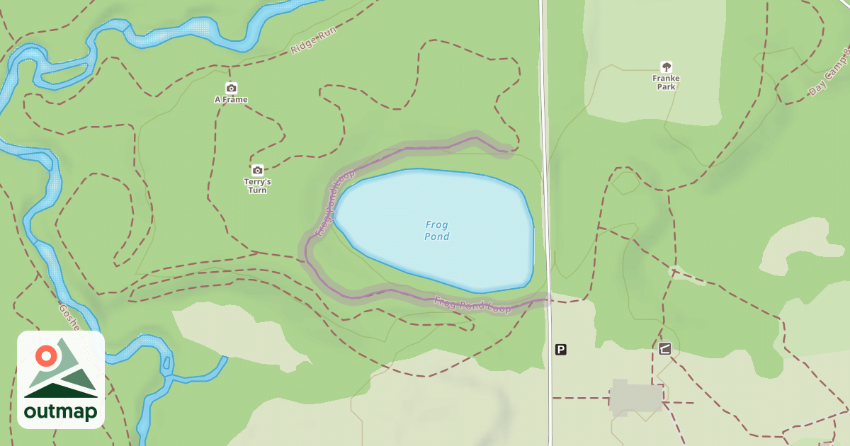 Map of Frog Pond Loop