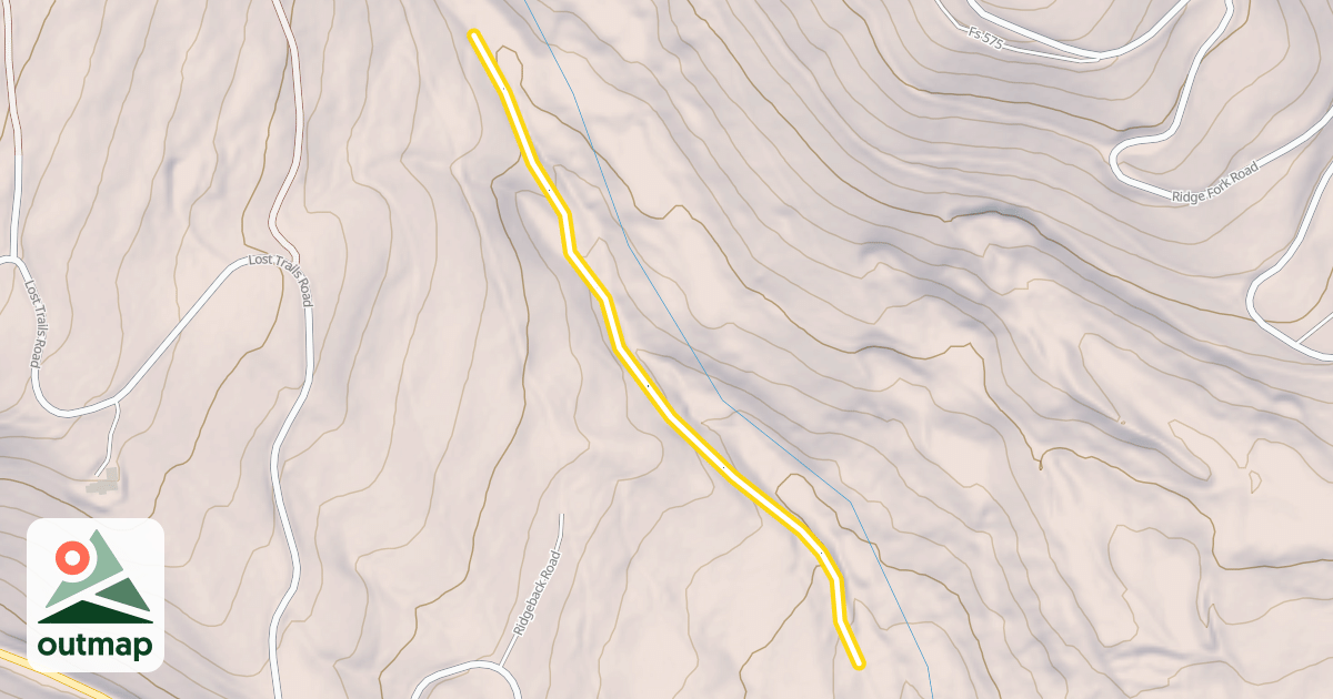Map of Ridge Run