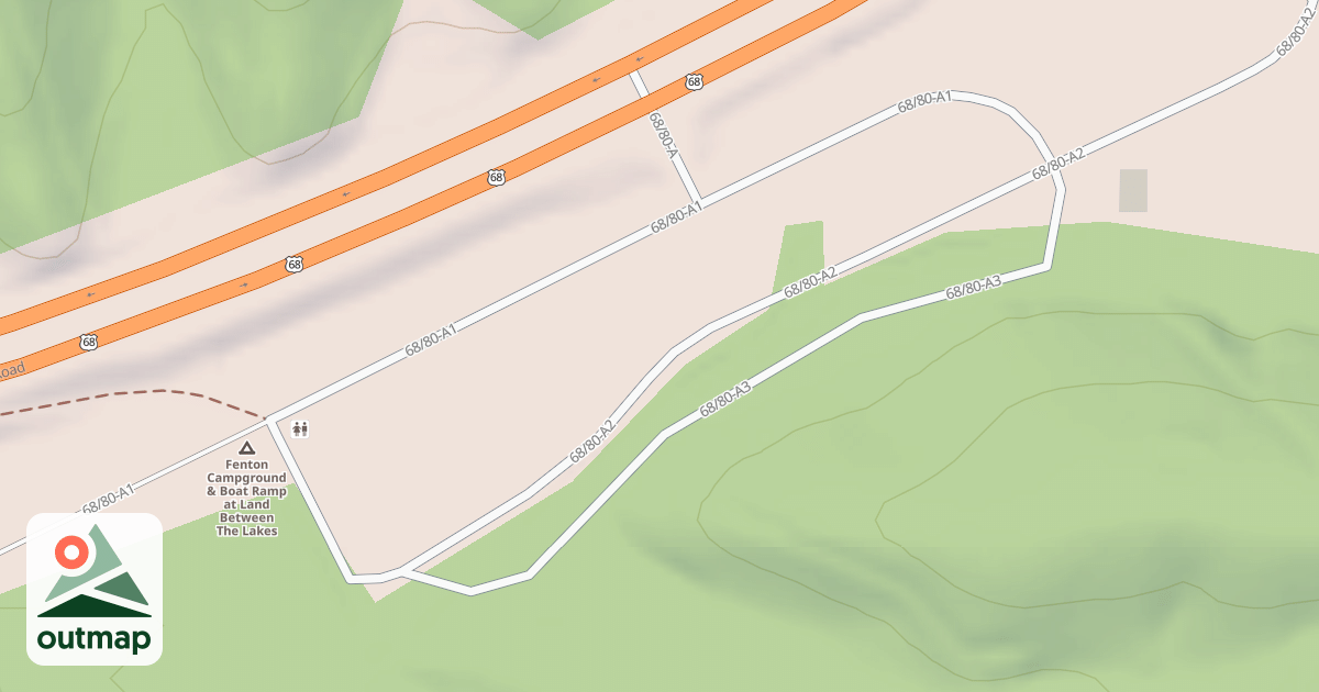 Map of FENTON LAKE ACCESS