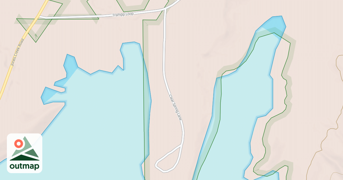 Map of LAKE HINKLE
