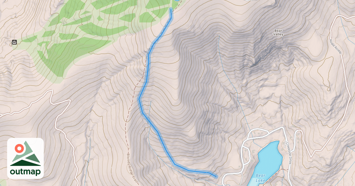 Map of Lunch Run