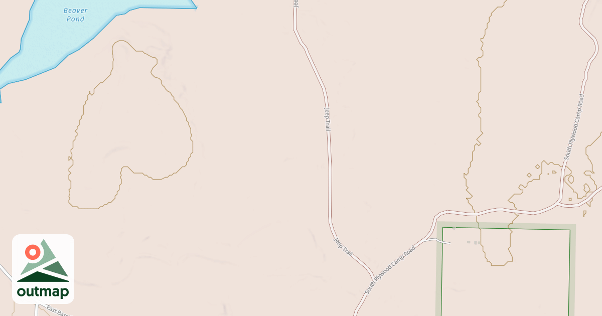 Map of Drummond Island Trail