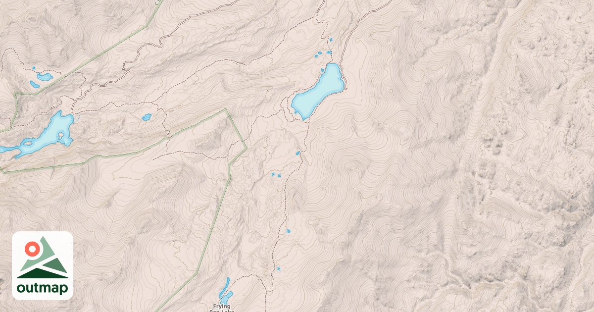 Map of USFS Motor Vehicle Use Map Trails 3612