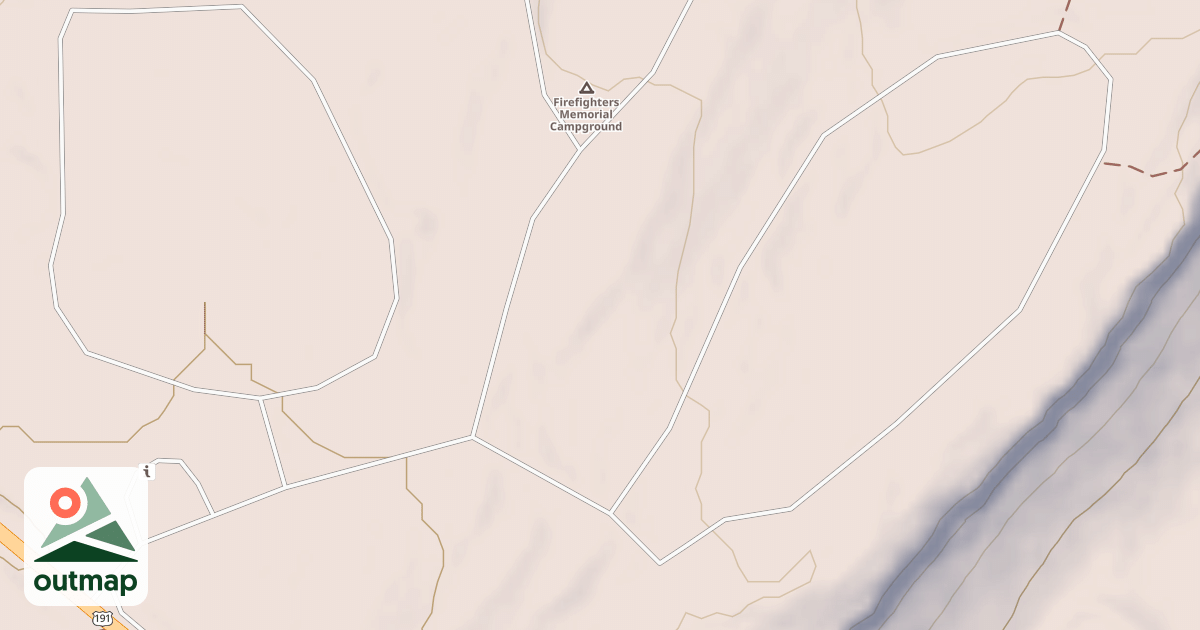 Map of FIREFIGHTERS MEMORIAL C*