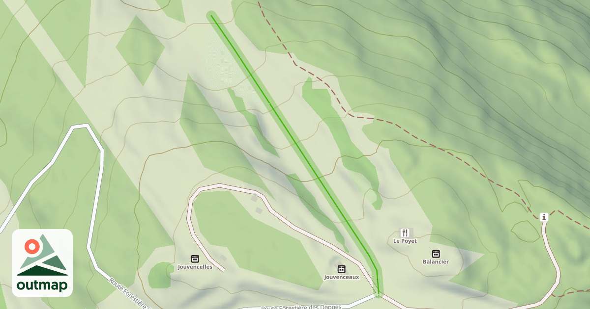 Map of Jouvenceaux