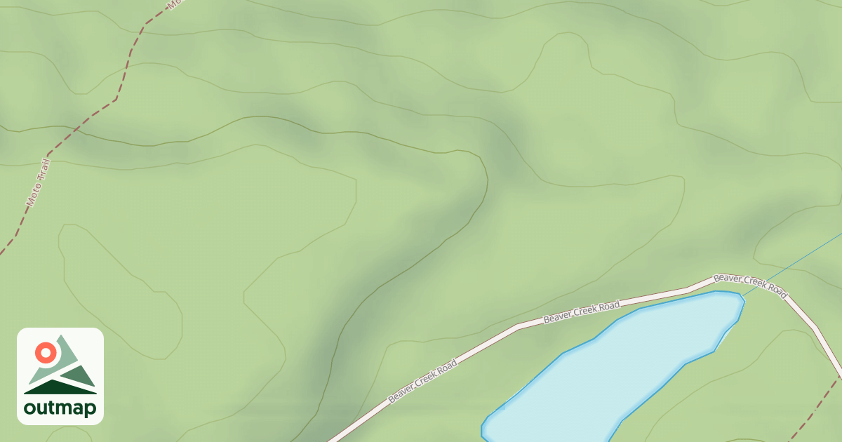 Map of Flat Mountain Trail 16