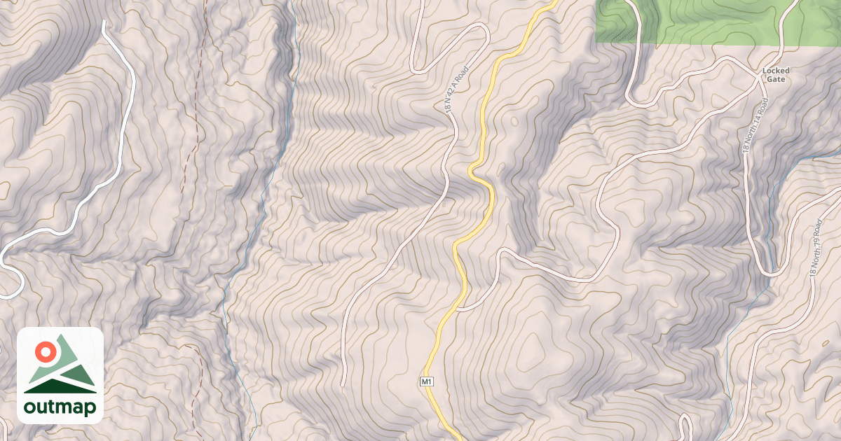 Map of BENMORE SPUR A