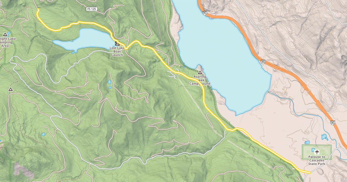 Map preview of Forest Road 5480