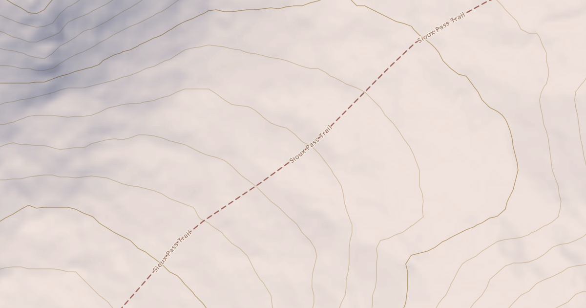 Map preview of Cd South Snowmobile Trail