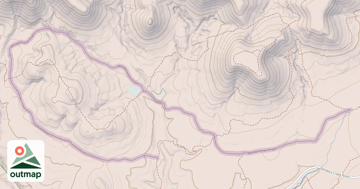 Map of Wilderness Trail