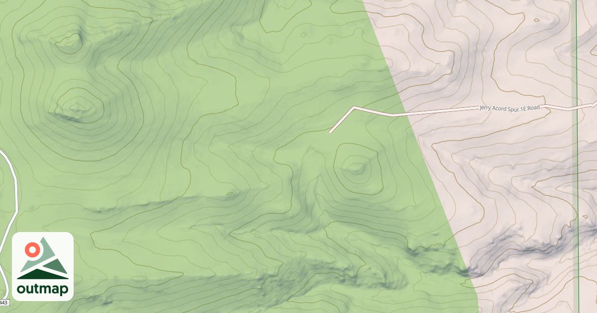 Map of JERRY ACORD SPUR 1E