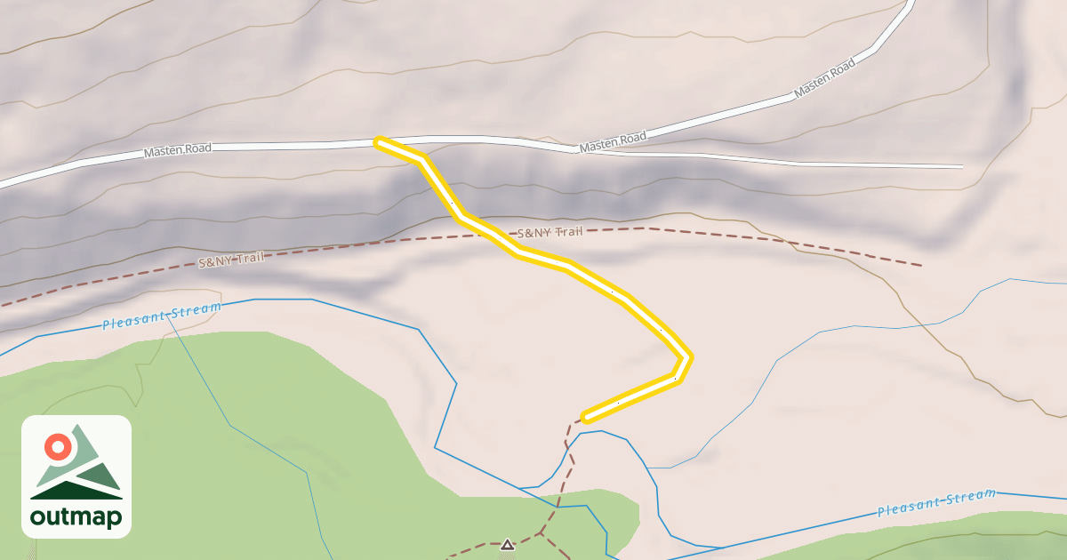 Map of Old Loggers Path