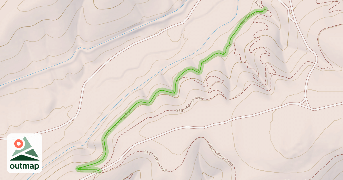 Map of Static Noise Trail
