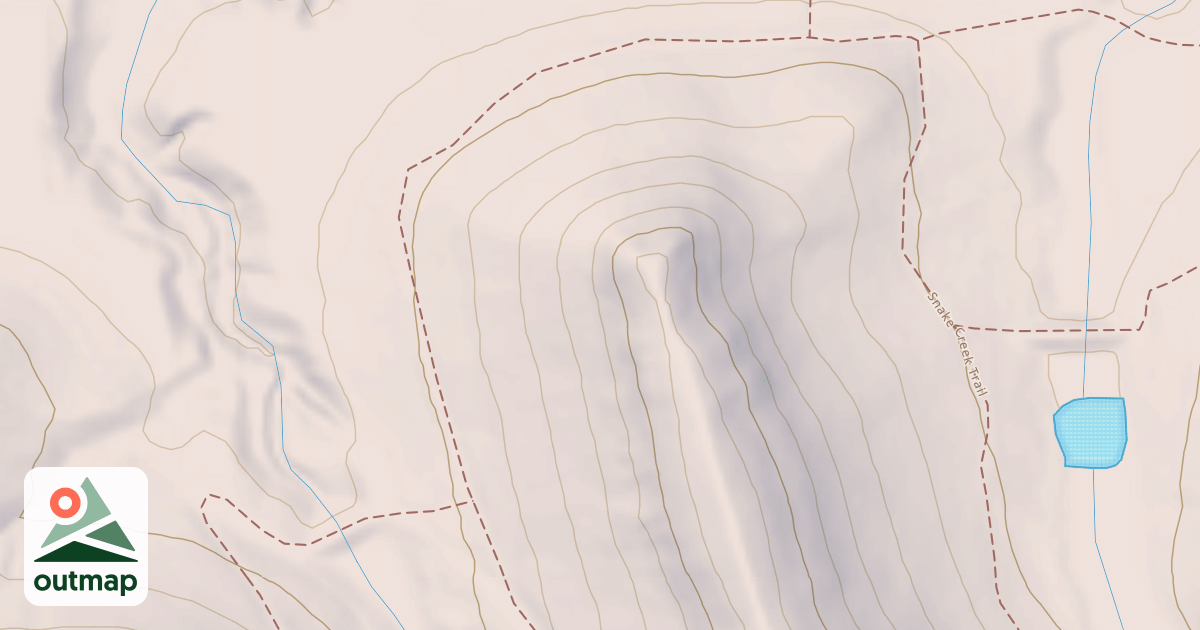 Map of Snake Creek Trail