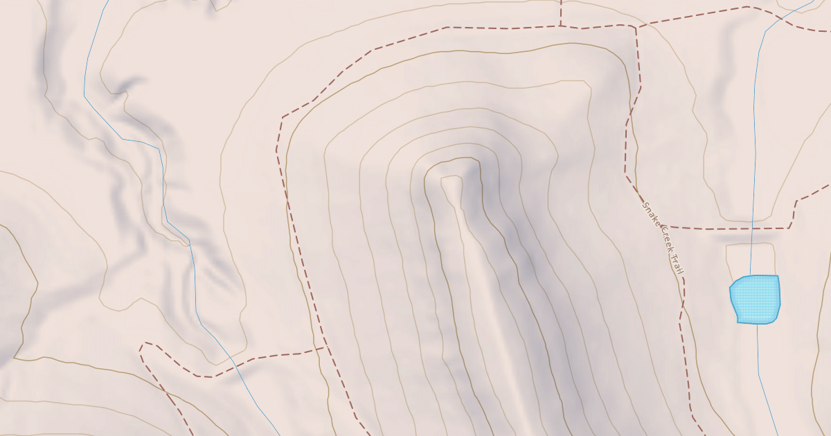 Map preview of Snake Creek Trail
