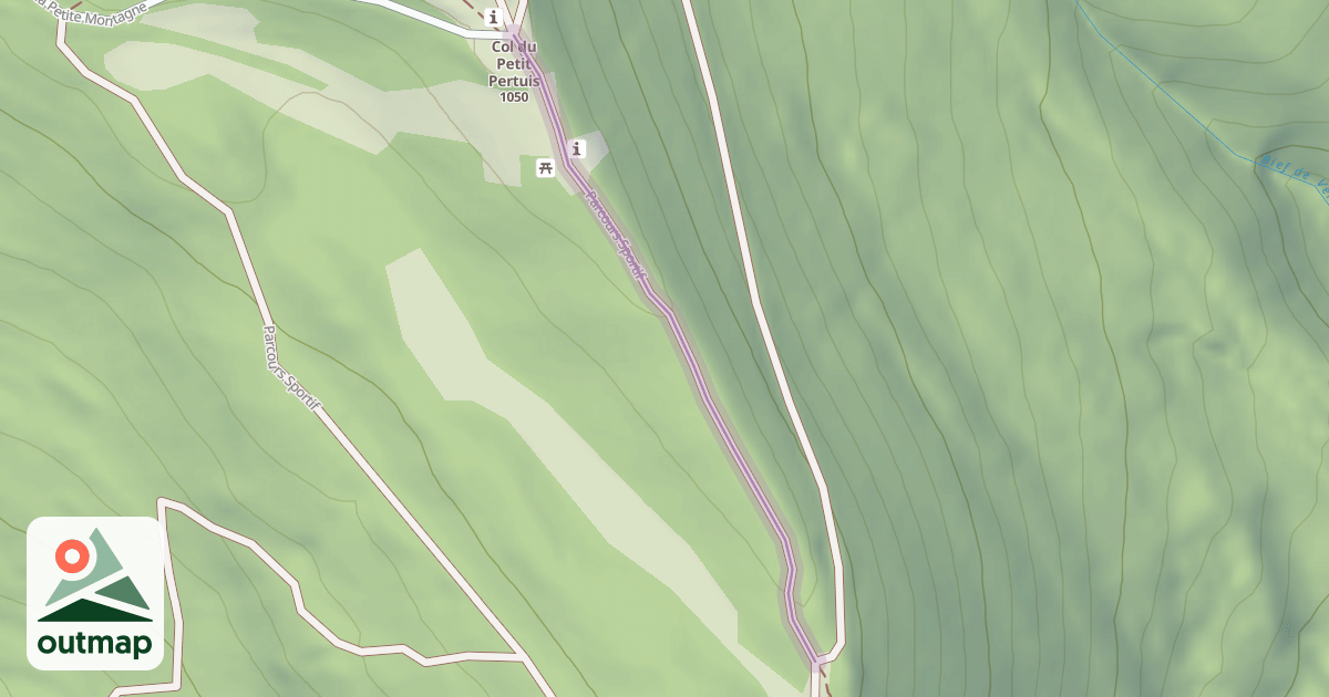 Map of Parcours Sportif