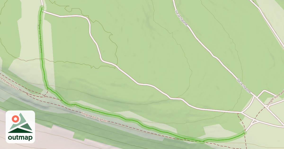 Map of Single sur la Chaume