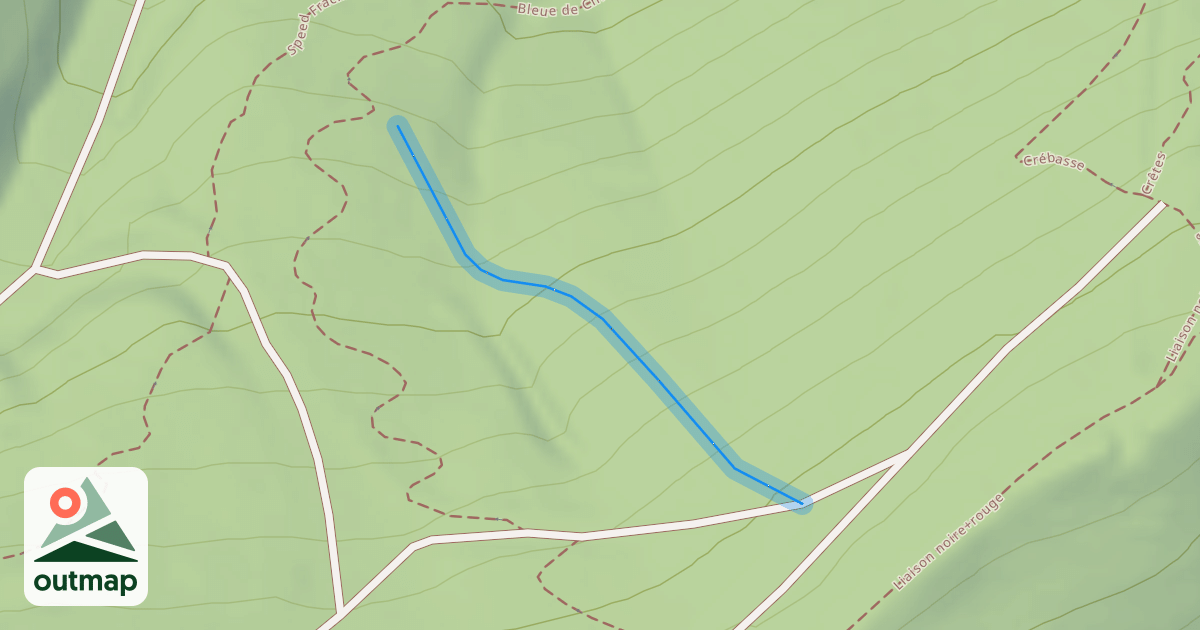 Map of Les Mélèzes