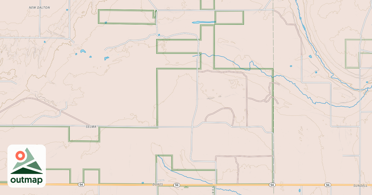 Map of CUT OFF