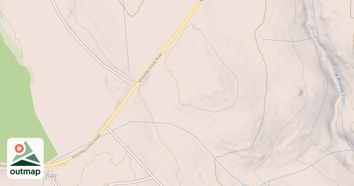 Map of BORDERLINE SPUR A