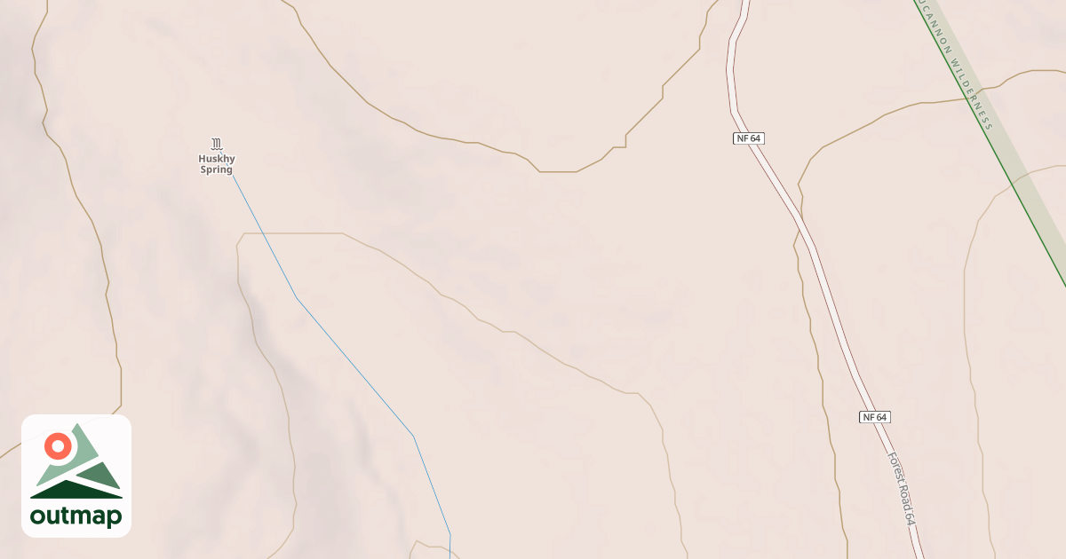 Map of HUSKY SPRING
