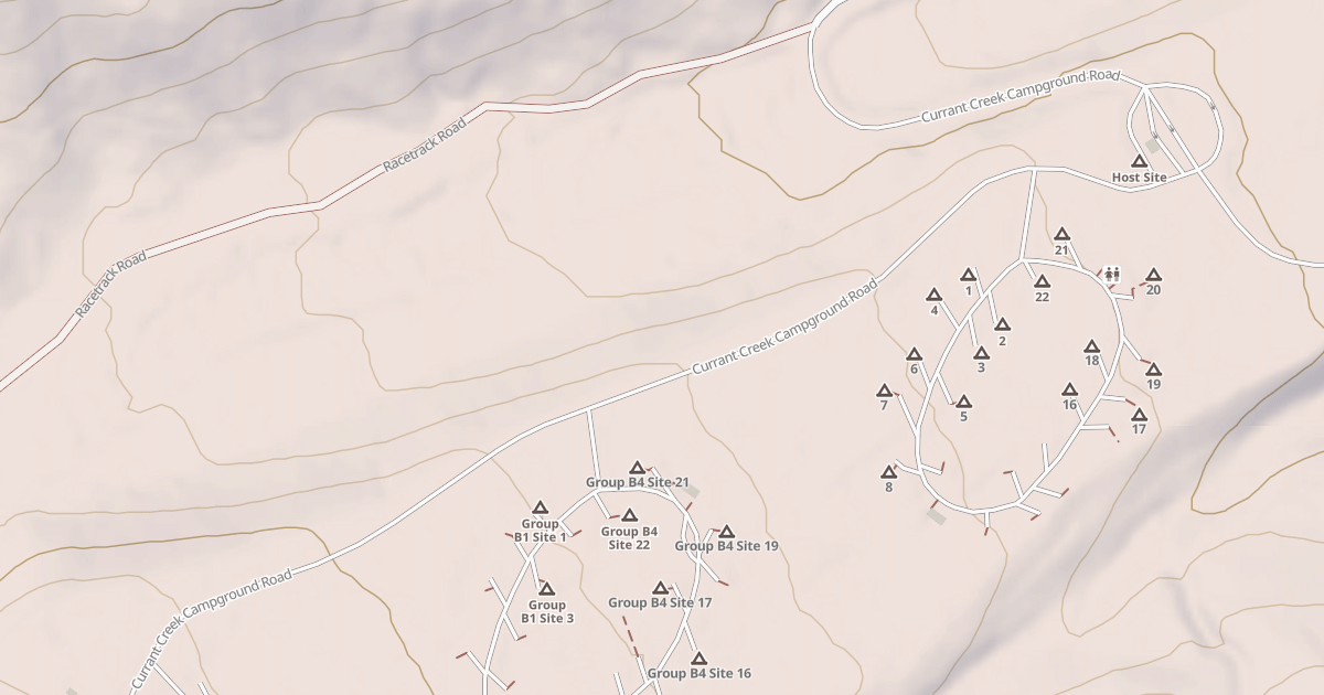 Map preview of CURRANT CREEK CAMPGROUND