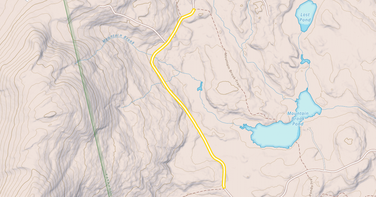 Map preview of Mountain Brook Trail