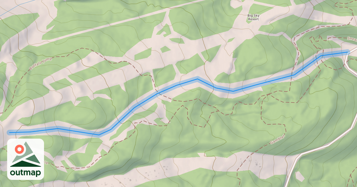 Map of Calamity Jane