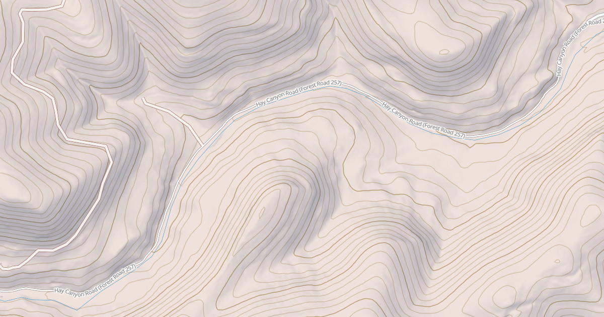 Map preview of HAY CANYON