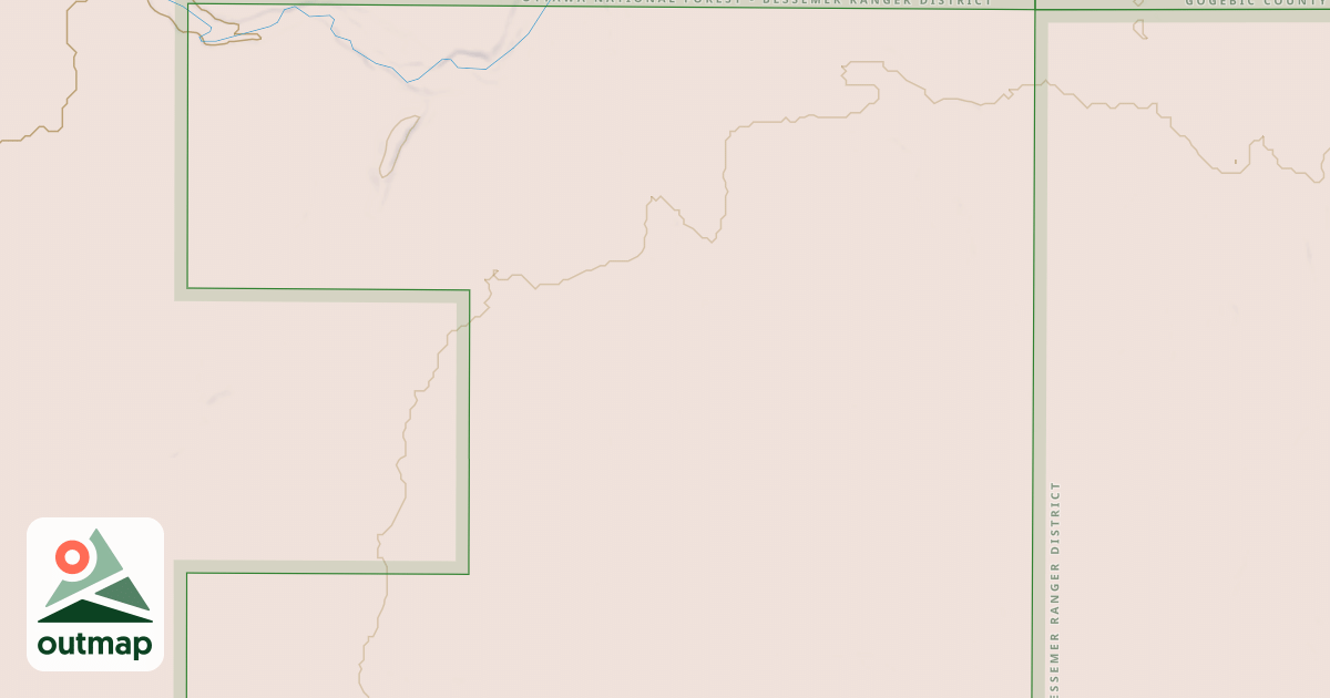 Map of Bergland Snowmobile #11 N