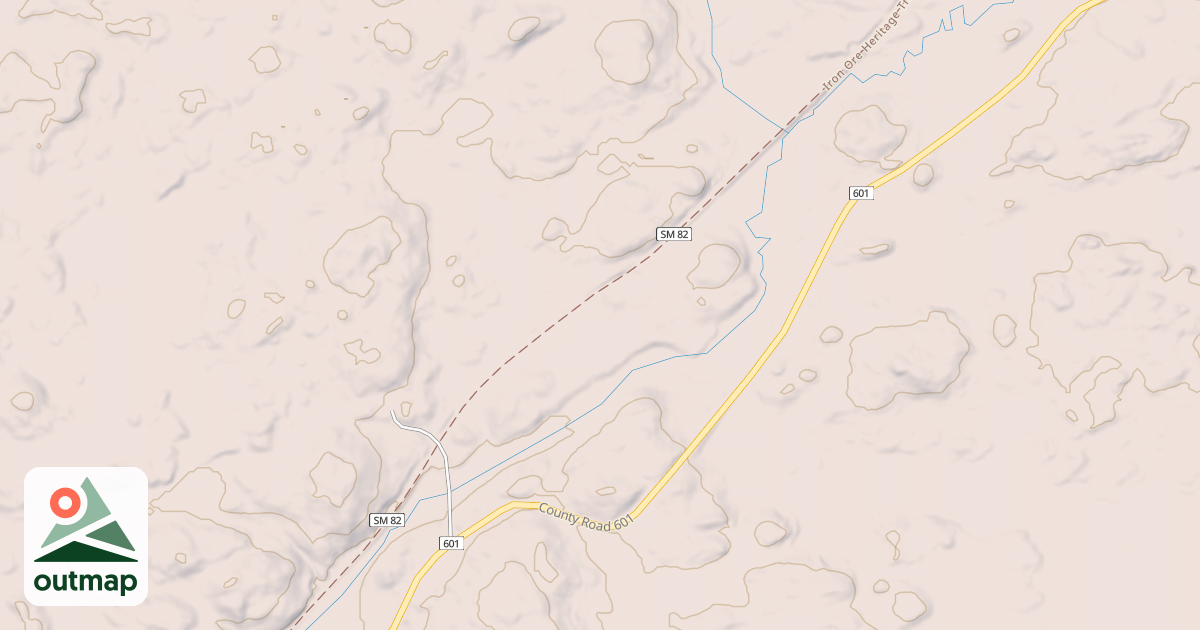 Map of Iron Ore Heritage Trail