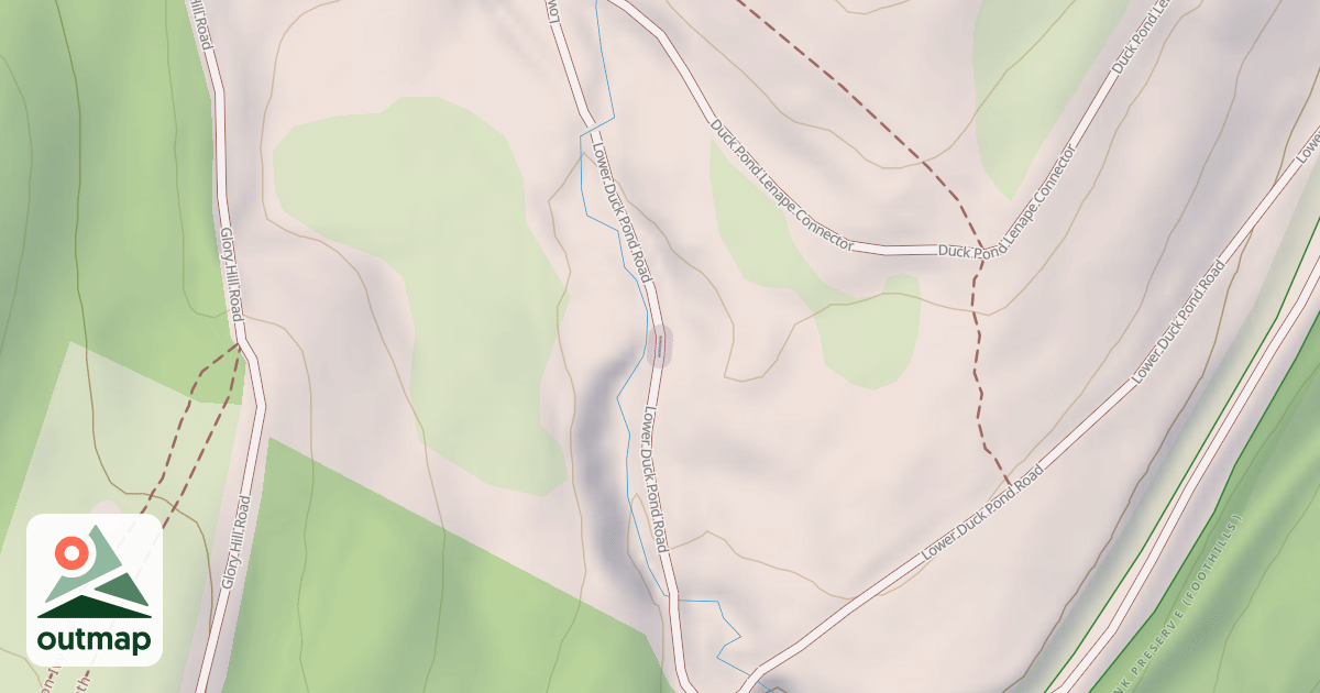 Map of Duck Pond Trail